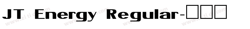 JT Energy Regular字体转换
